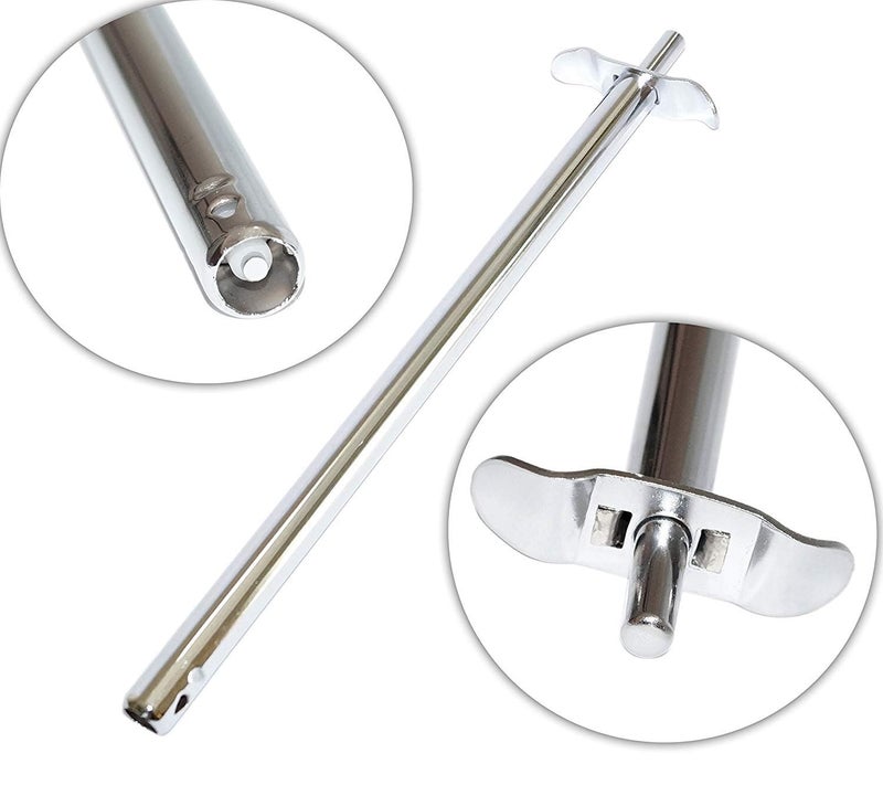 TULMAN 2 Pack 1 Feet Stainless Steel Long Spark Lighter for Kitchen Stove with Hanging Stand-Silver - Image 5
