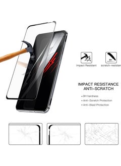 FARROBIZZ [2-Pack For Red Magic 6 Pro/Red Magic 6 Screen Protector, Tempered Glass [Full Adhesive][Full Coverage] [Bubble-Free] [Anti Scratch] HD Clear High Responsive for Red Magic 6 Pro 2021  - Image 2