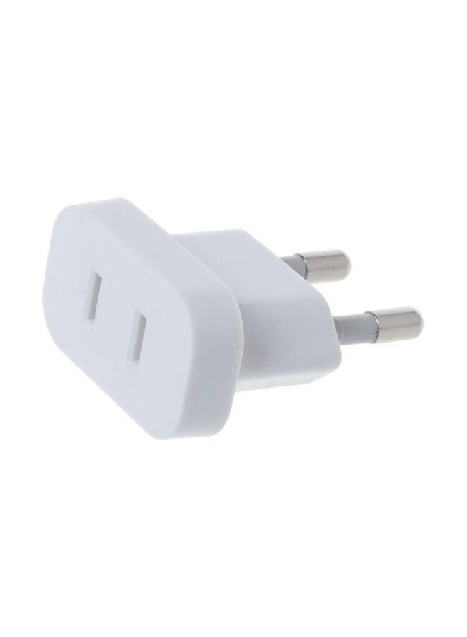 CN US To EU Euro Europe Plug Adapter Round Socket Converter Travel Electrical Power Adapter Socket  - Image 1