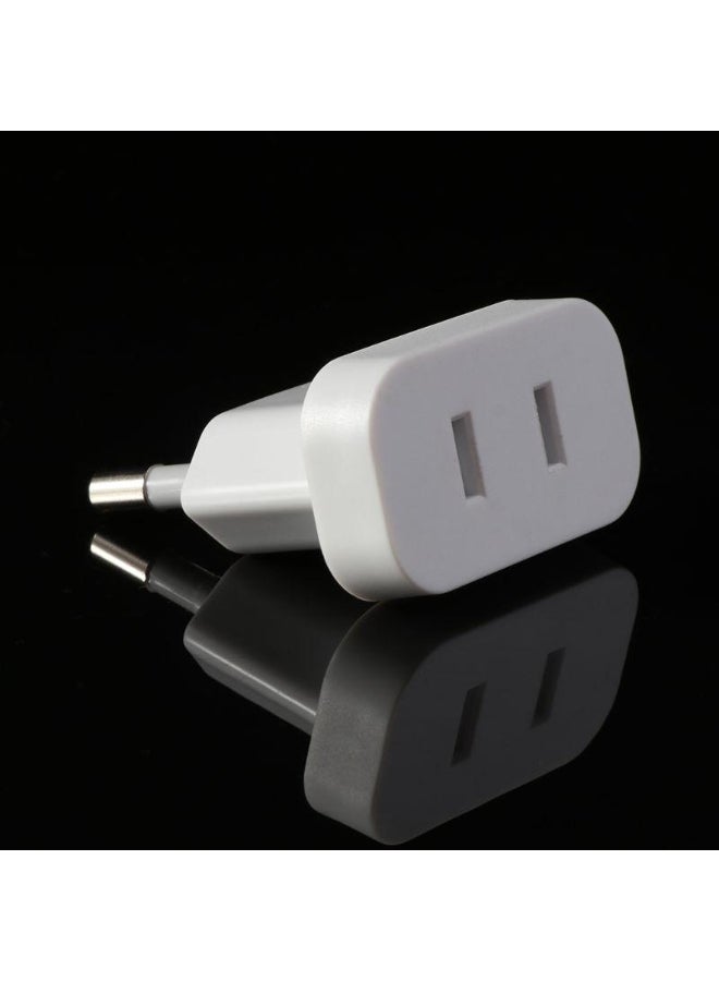 CN US To EU Euro Europe Plug Adapter Round Socket Converter Travel Electrical Power Adapter Socket  - Image 2