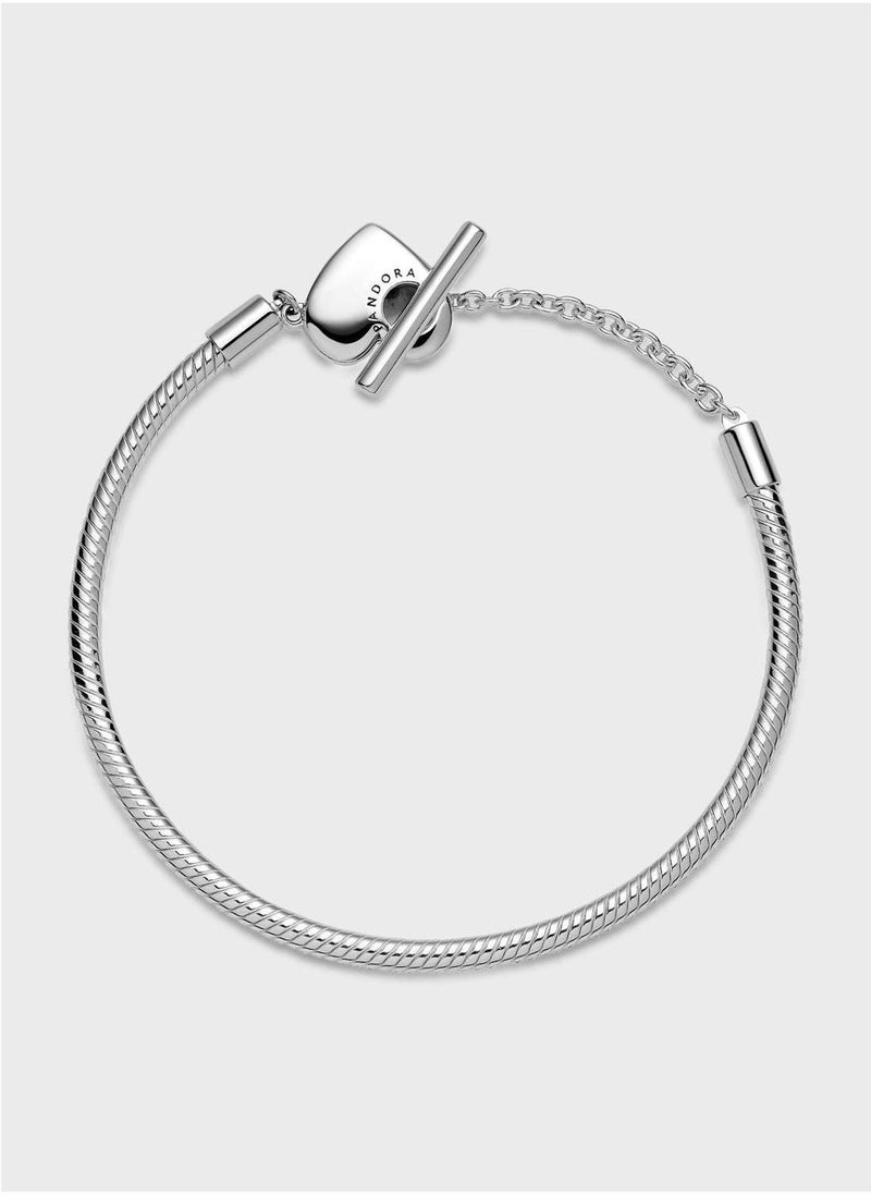 باندورا سوار بسلسلة ثعبان مزوّدة بقفل على شكل قلب وقضيب من تشكلية باندورا مومنتس - Image 3