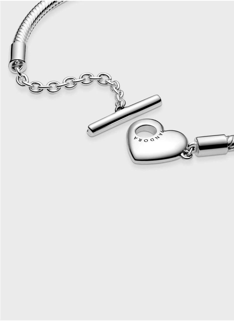 باندورا سوار بسلسلة ثعبان مزوّدة بقفل على شكل قلب وقضيب من تشكلية باندورا مومنتس - Image 4