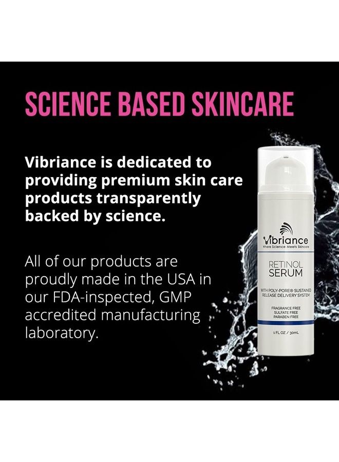 Vibriance Retinol Serum for Mature Skin, Reduces Appearance of Deep Wrinkles and Large Pores, Enhances Skin Tone, Improves Complexion | 1 fl oz (30 ml) - Image 5