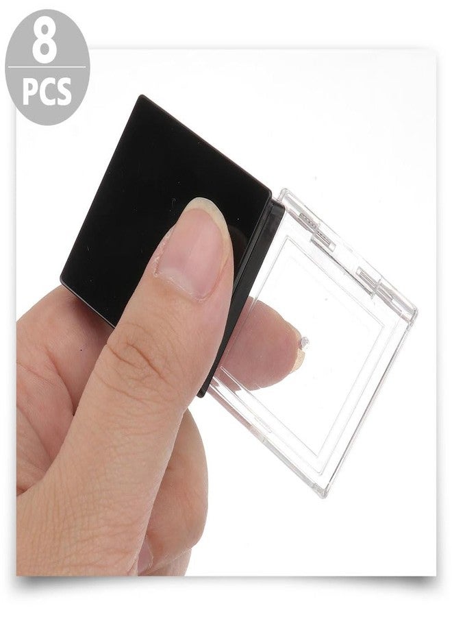 Beaupretty 4pcs Empty Eyeshadow Containers, Empty Square Eyeshadow Case, Makeup Shadow Container with 4 Pans - Image 2