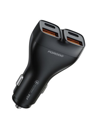 Black - DUALPOWER 102W 4 Ports