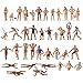 Evemodel P8720 40pcs Model Trains Swimming Figures 187 Scale HO Scale People Scenery Layout Landscape Miniature - Image 3