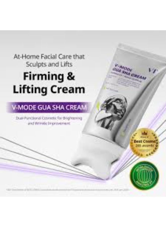 في تي كوزمتيكس VT COSMETICS - كريم V-Mode Gua Sha | كريم للرقبة لشدّ وتماسك البشرة | عناية من خط الفك إلى منطقة أعلى الصدر | مرطب يومي للعناية بالخطوط الدقيقة | مع أداة تدليك الرقبة Gua Sha | عناية بالبشرة الكورية | 120 مل - Image 2
