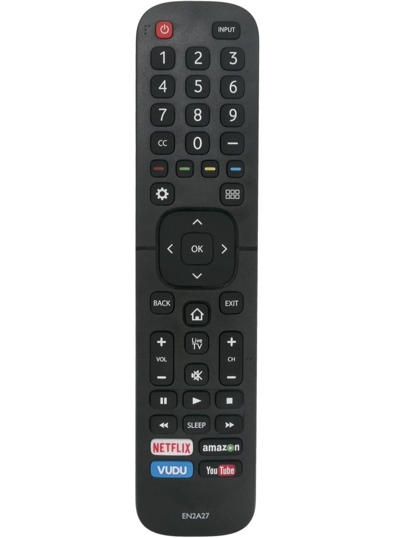 New Replacement Remote Control, Remote Control Fit, Universal Remote Control Compatible with LED HDTV TV ERF6B11 EN2A27S 50H5C 50H6C 50H7C 50H7GB1 50H8C 55H5C 55H6B 55H7B 55H7C - Image 2