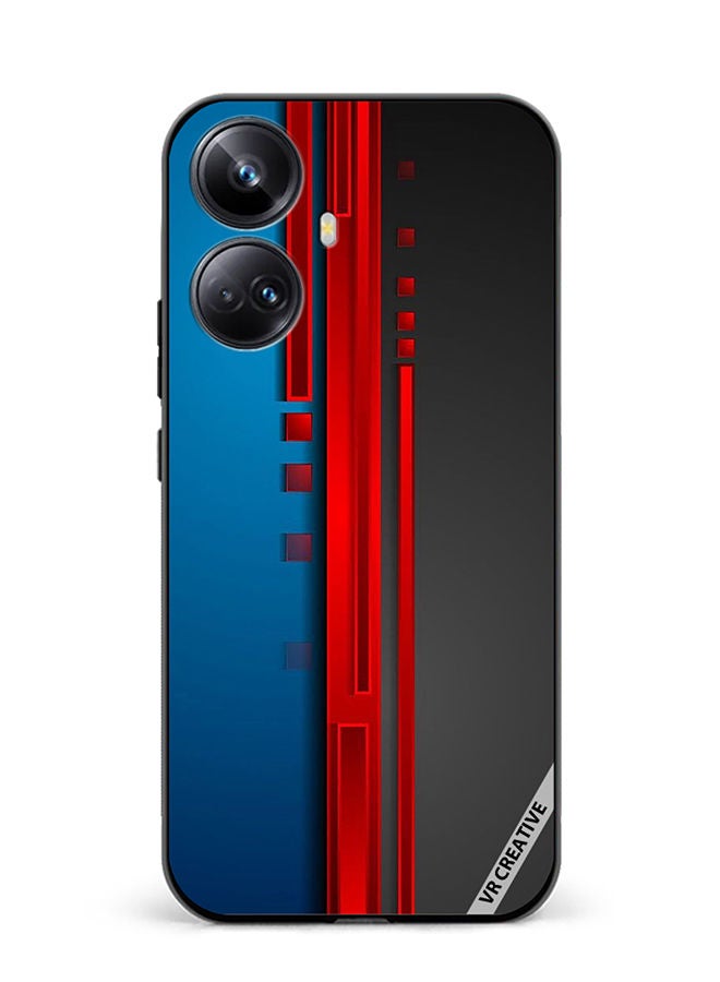 VR CREATIVE Protective Case Cover For Realme 10 Pro Plus Abstract Design Multicolour - Image 1