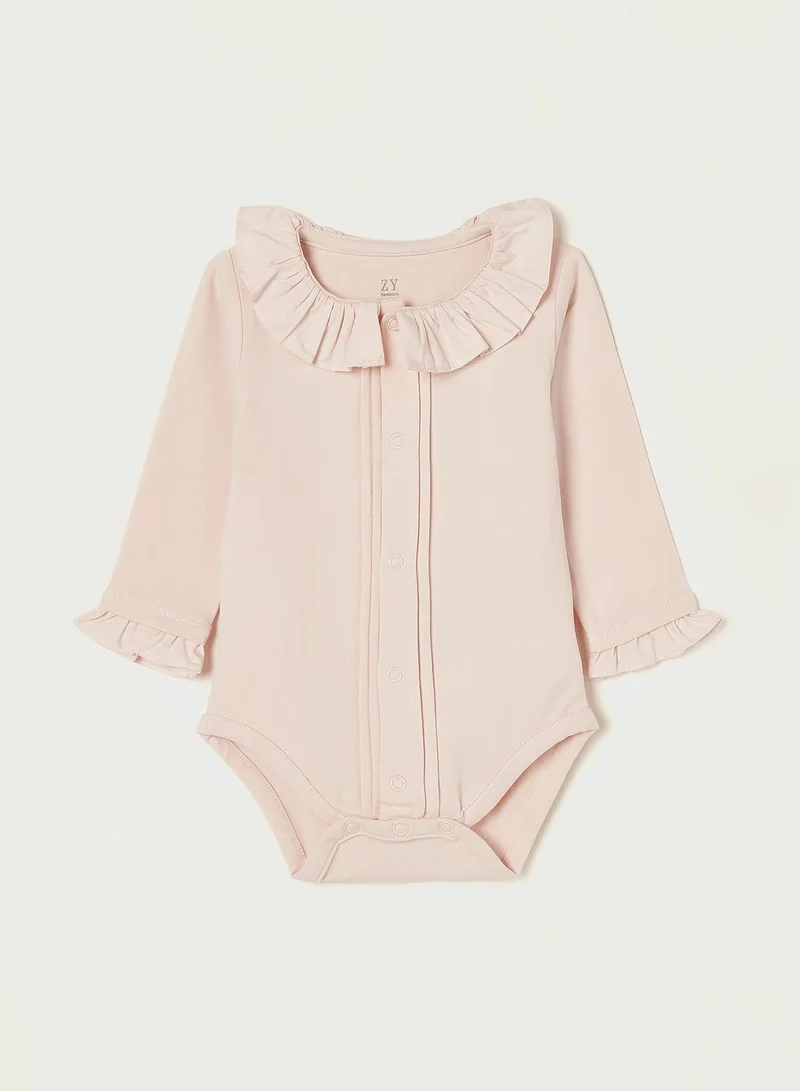 Zippy Infant Ruffle Neck Bodysuit