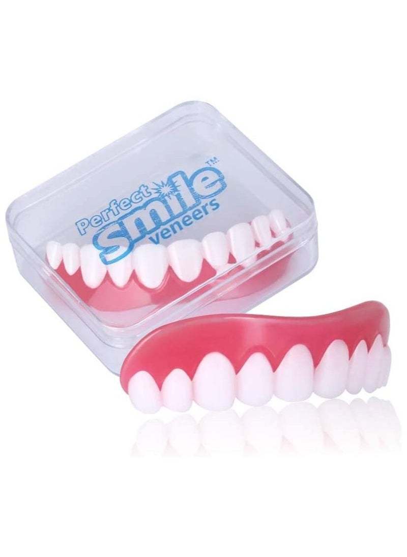 Perfect Smile - Teeth Whitening Comfortable Silicone Perfect Smile Men Women Upper Cosmetic Veneer Tooth Cover Look of natural teeth in minutes - Image 1