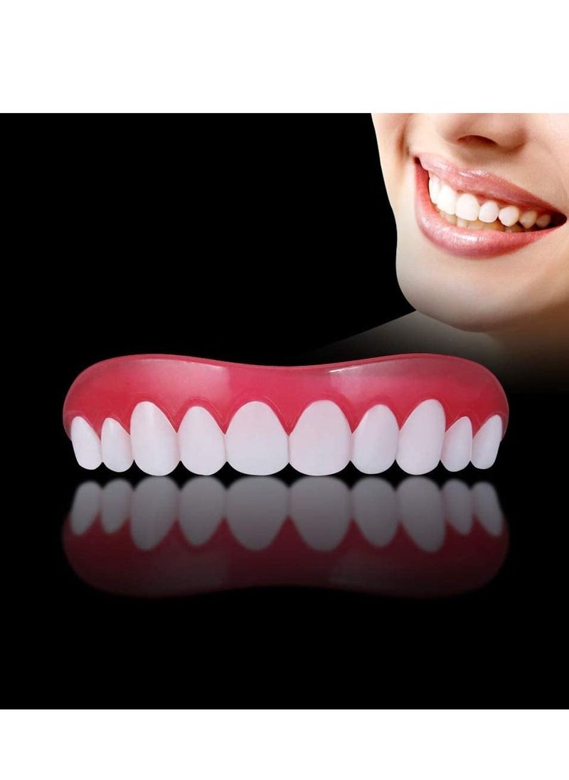 Perfect Smile - Teeth Whitening Comfortable Silicone Perfect Smile Men Women Upper Cosmetic Veneer Tooth Cover Look of natural teeth in minutes - Image 1