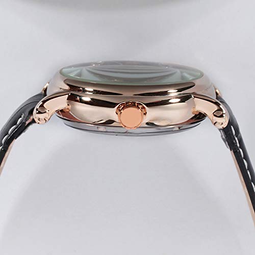 FORSINING ساعة فورسينغ للرجال ذاتية التعبئة بحزام جلد حقيقي أنيق مصمم فاز 800M3R4 - Image 5