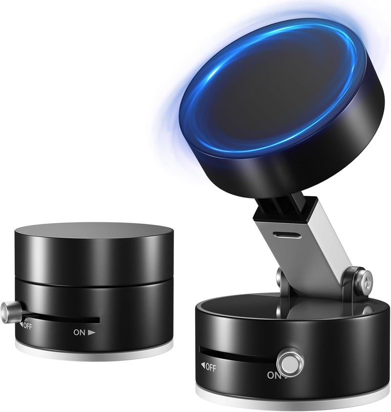 SKYCELL Magnetic Phone Holder for Car – Magnetic Suction Phone Mount | Magsafe Holder | Magnetic Mobile Holder for Car & Home (Black) - Image 5