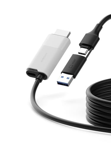 Hagibis USB3.0 Video Capture Card with 100W PD, HDMI to USB A/USB C Capture Cable 1080P@60fps YUY2 MJPEG MS2130 for Quest 3 2 Pro VR Switch2 PS4/5 Live Broadcast, Gaming, Streaming, Recorder - Image 1