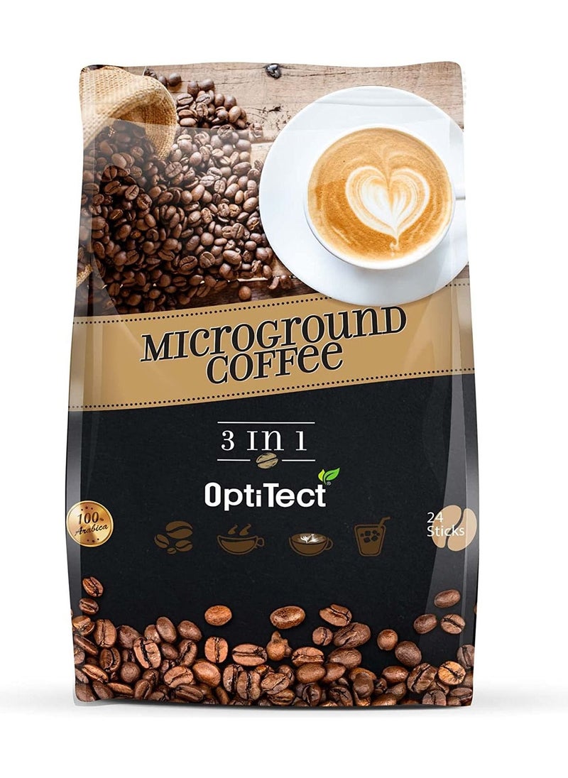 OptiTect - 3 In 1 Arabica Microground Coffee (24 bags) - Image 1
