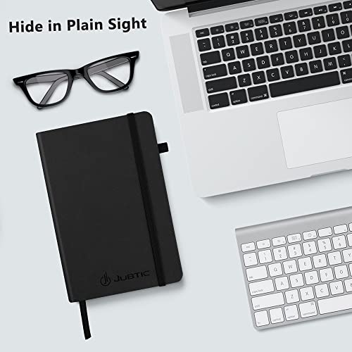 JUBTIC Password Book with Alphabetical Tabs Medium Size Password Keeper Logbook for Internet Log in Website Address Detail. Hardcover Password Notebook Journal & Organizer for Home Office, Black - Image 2
