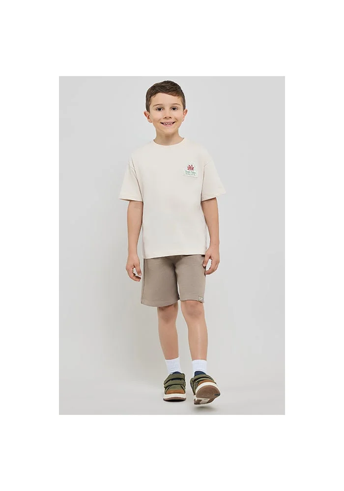 أر أند بي Solid Shorts with Drawstring Waist
