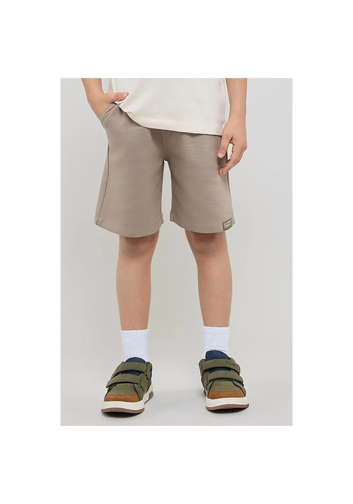 أر أند بي Solid Shorts with Drawstring Waist