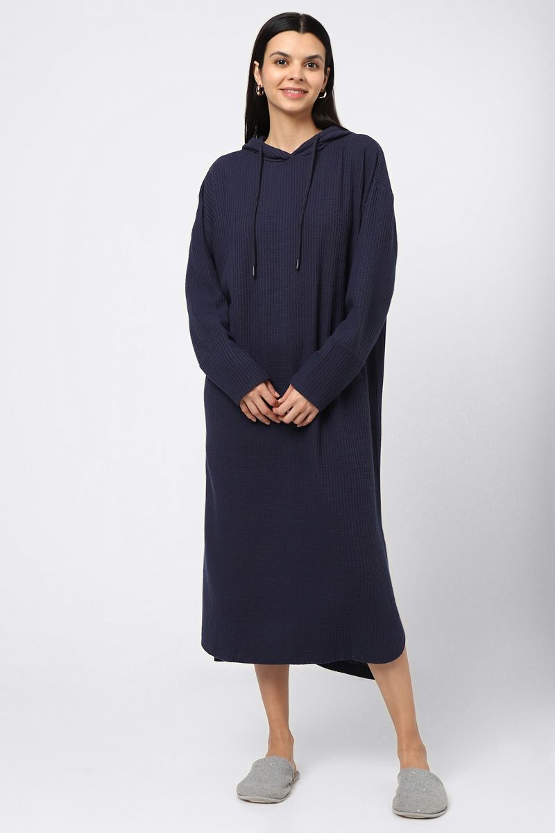 RINA textured loungewear dress - Image 4