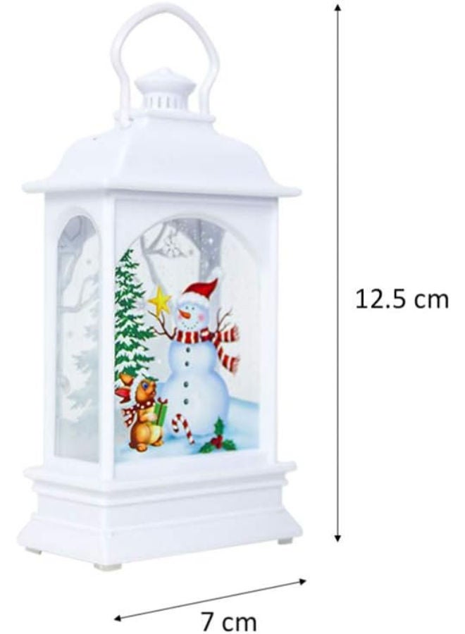 قطعتان - فانوس كرة الثلج لعيد الميلاد 4.9 بوصة - Image 3