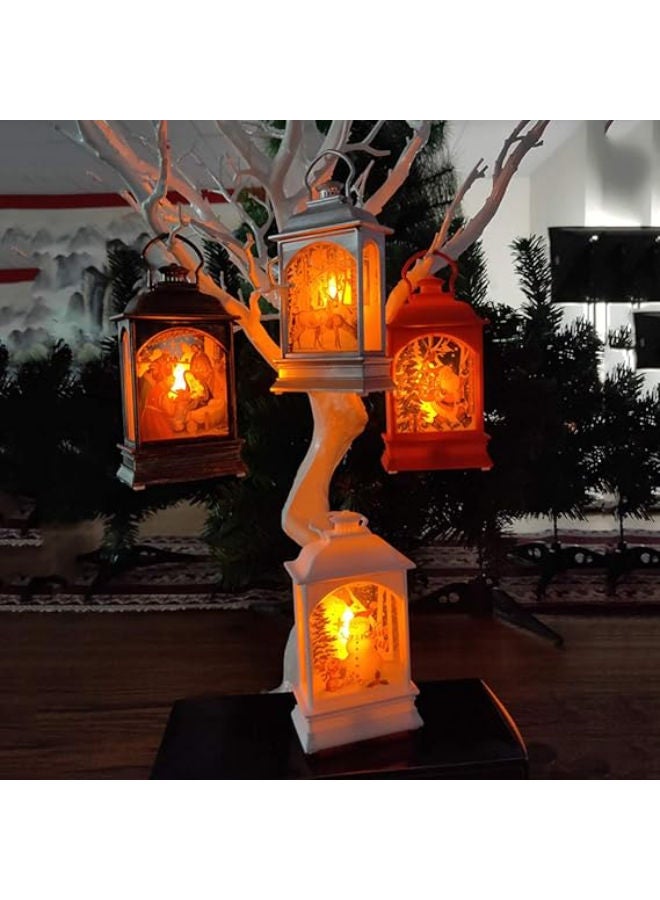 قطعتان - فانوس كرة الثلج لعيد الميلاد 4.9 بوصة - Image 2