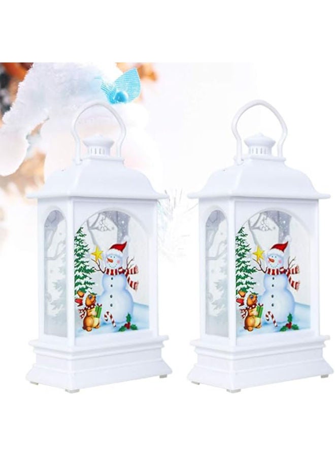 قطعتان - فانوس كرة الثلج لعيد الميلاد 4.9 بوصة - Image 4