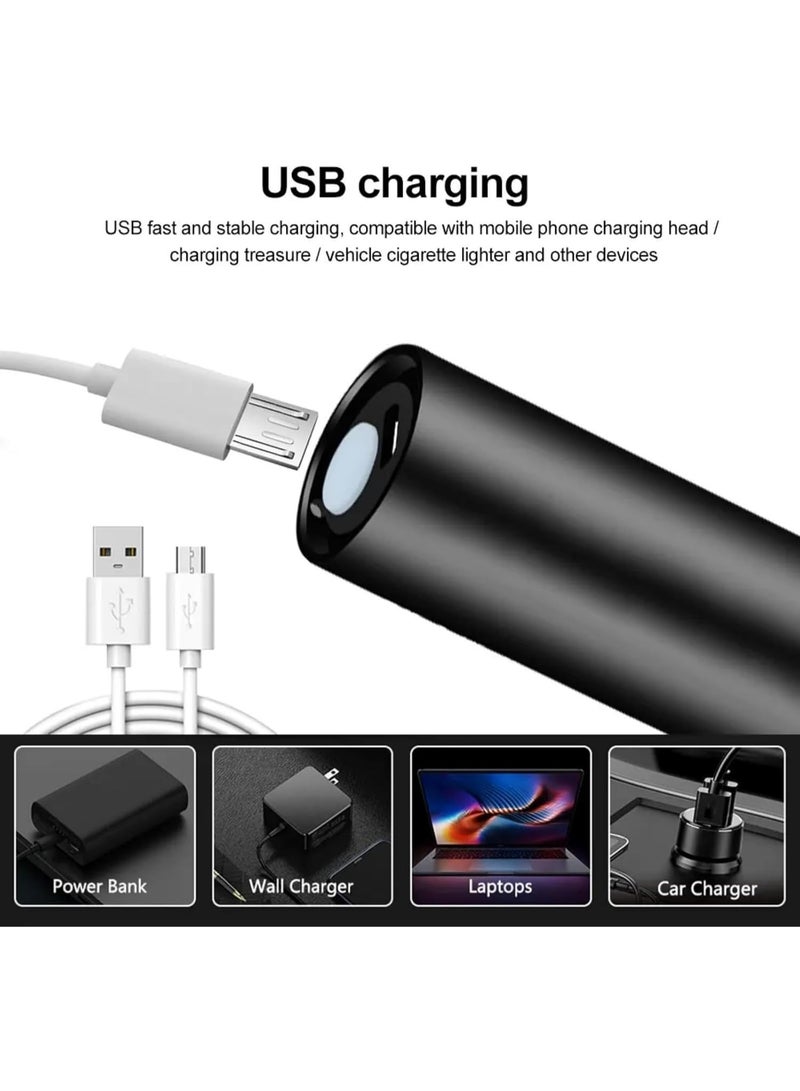 Rechargeable 365 nm Purple Light UV Flashlights, Portable Handheld Flashlights, Black Light for Pet Urine Detection, Fungus Detection, Cat Ringworm, UV Lamp, UV Flashlights  - Image 2