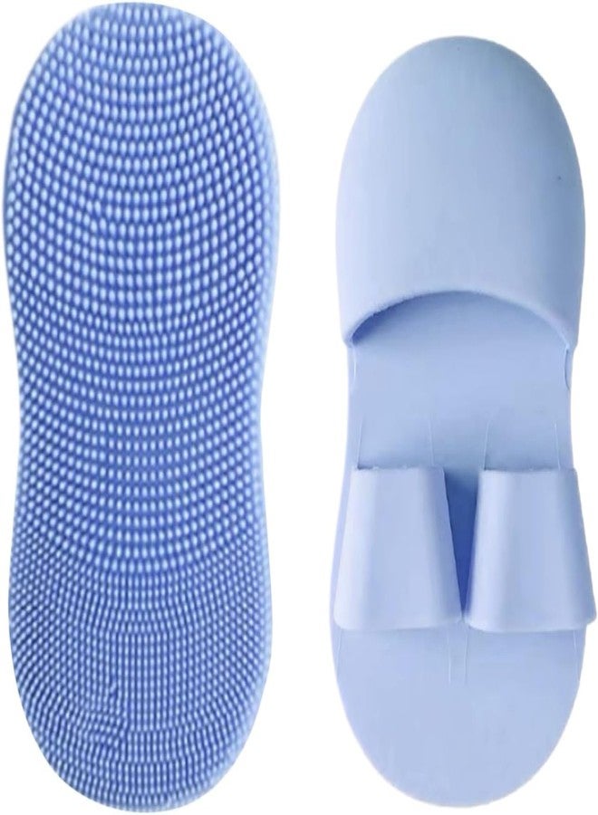 ALMOZA Small Silicone Face Scrub Pad - Soft Manual Cleansing Tool with Finger Grip for Deep Cleaning & Exfoliation - Travel-Friendly for All Skin Types (Pack of 4) - Image 1