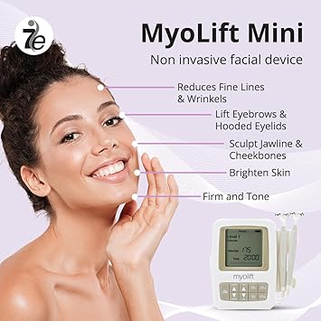 myolift 7E Myolift Face Lifting Device Mini Microcurrent Facial Device for Face Stimulation NonInvasive AntiAging Skin Tightening Esthetician Supplies Skin Care Tools - Image 2