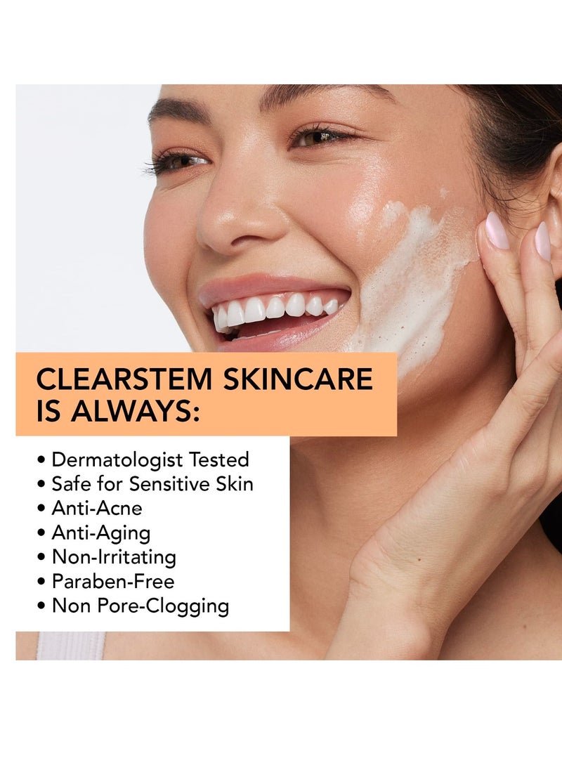 CLEARstem CLEARSTEM - GENTLECLEAN Vitamin C Infused Calming Wash - Facial Cleanser, Makeup Remover - Goldenseal + Green Tea - Facial Skin Care Products - Vegan, Gluten Free, Cruelty Free - 6 fl oz / 177ml  - Image 3