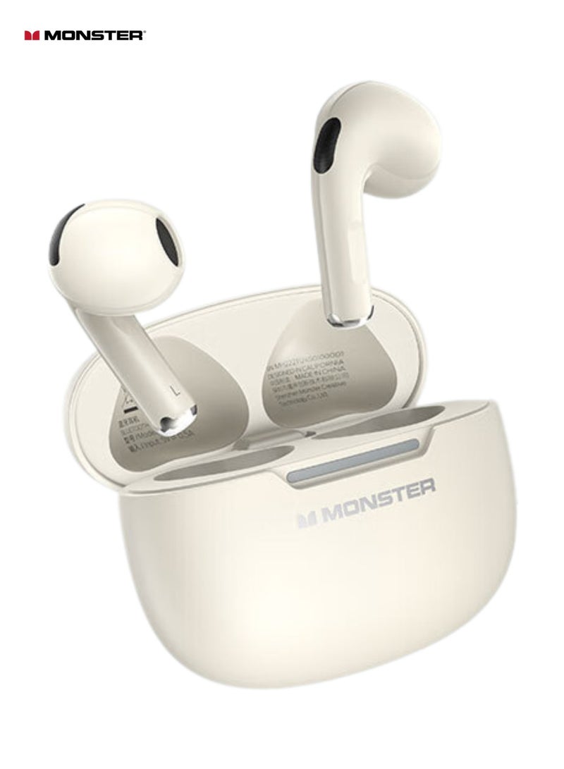 Monster N-Lite 208 TWS Earbuds – 13mm Bass, Bluetooth 5.4, 25H Playtime, ENC, IPX5, Touch Control - Image 2