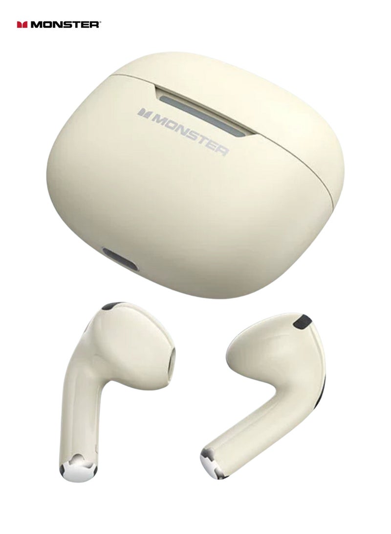 Monster N-Lite 208 TWS Earbuds – 13mm Bass, Bluetooth 5.4, 25H Playtime, ENC, IPX5, Touch Control - Image 3