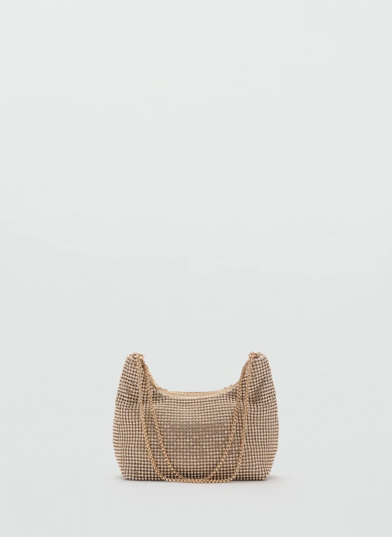 مانجو Sasha Chain Detail Zip Over Satchels