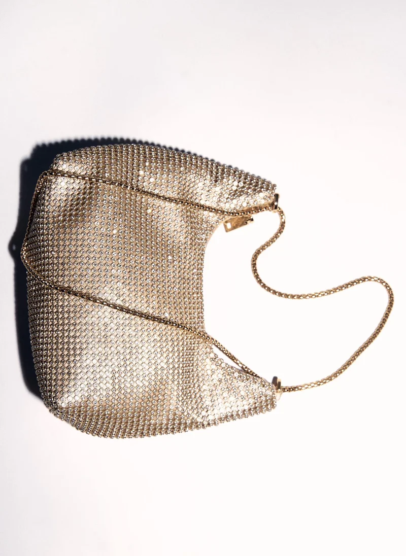 مانجو Sasha Chain Detail Zip Over Satchels