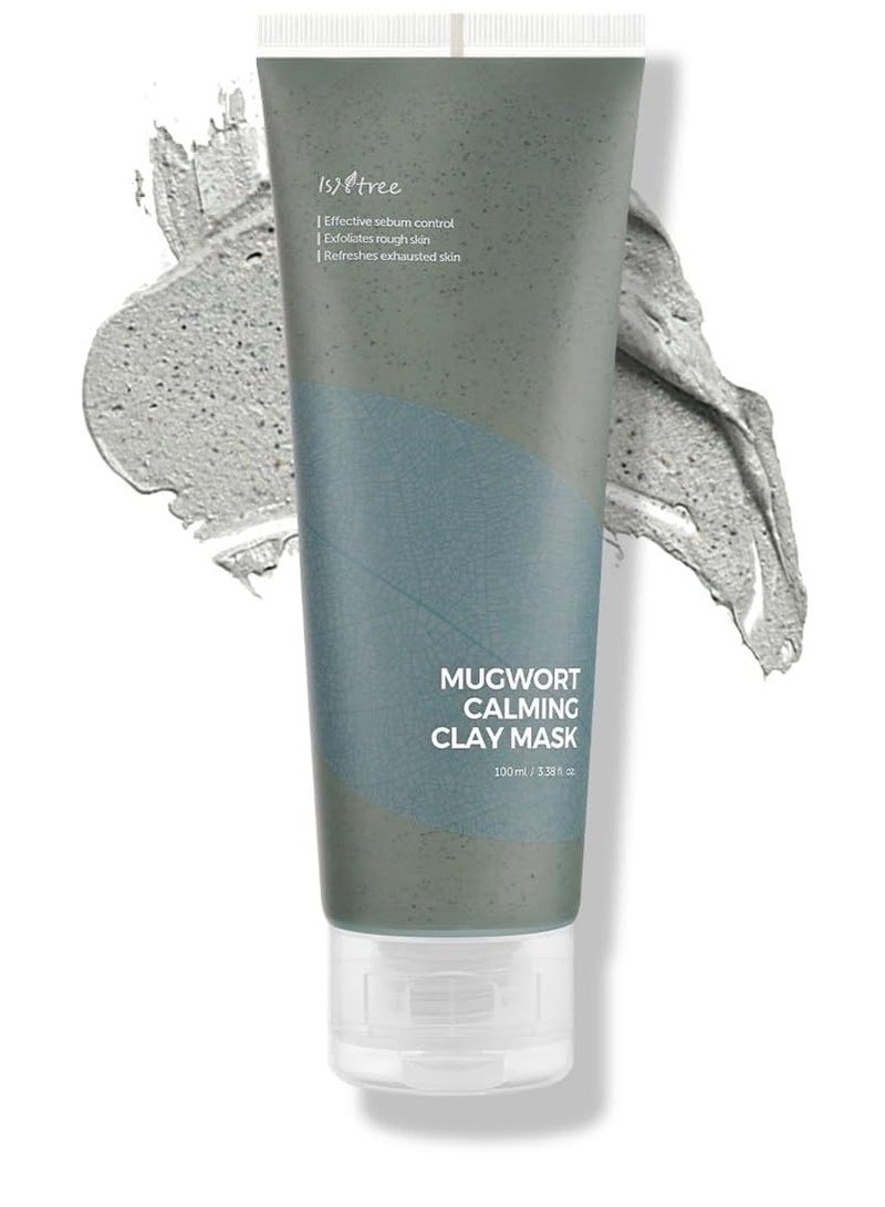 IsNtree Real Mugwort Clay Mask 100ml / 3.38 fl. oz. (100ml / 3.38 fl. oz.) - Image 1