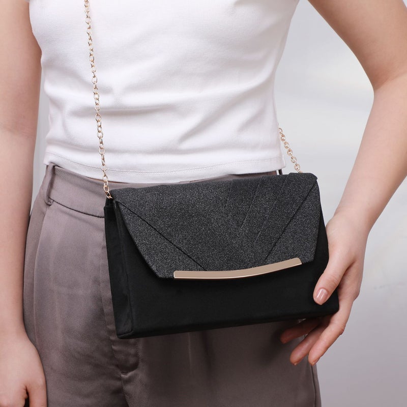 Henglida Factory Straight Arch Summer Velvet Flash Material Evening Bag Bridal Bag Fashion Women'S Clutch - Image 3