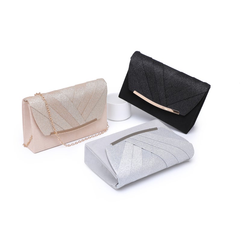 Henglida Factory Straight Arch Summer Velvet Flash Material Evening Bag Bridal Bag Fashion Women'S Clutch - Image 5