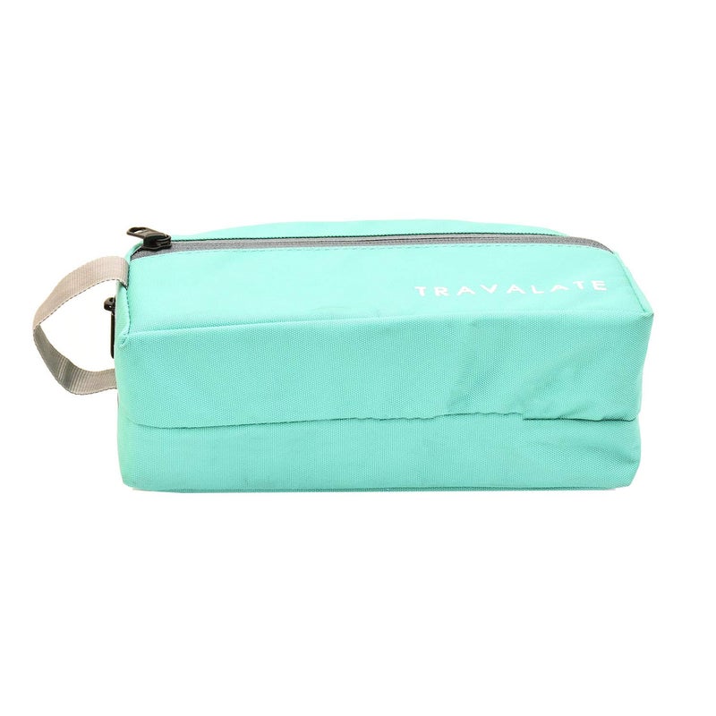 TRAVALATE Polyester Solid 8 Cms Compact Cosmetic Pouch (S_TR137T_Ocean Green) - Image 5