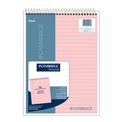 Cambridge Wirebound Legal Pad, 8.5 X 11 Inches, Rose, 70 Sheets (59418) - Image 4