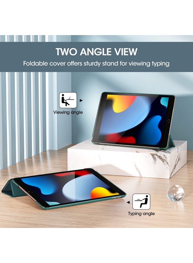 بروكاس حافظة ProCase لجهاز iPad الجيل التاسع 2021/ iPad الجيل الثامن 2020/ iPad الجيل السابع 2019، حافظة iPad مقاس 10.2 بوصة، غطاء iPad الجيل التاسع - زمردي - Image 4