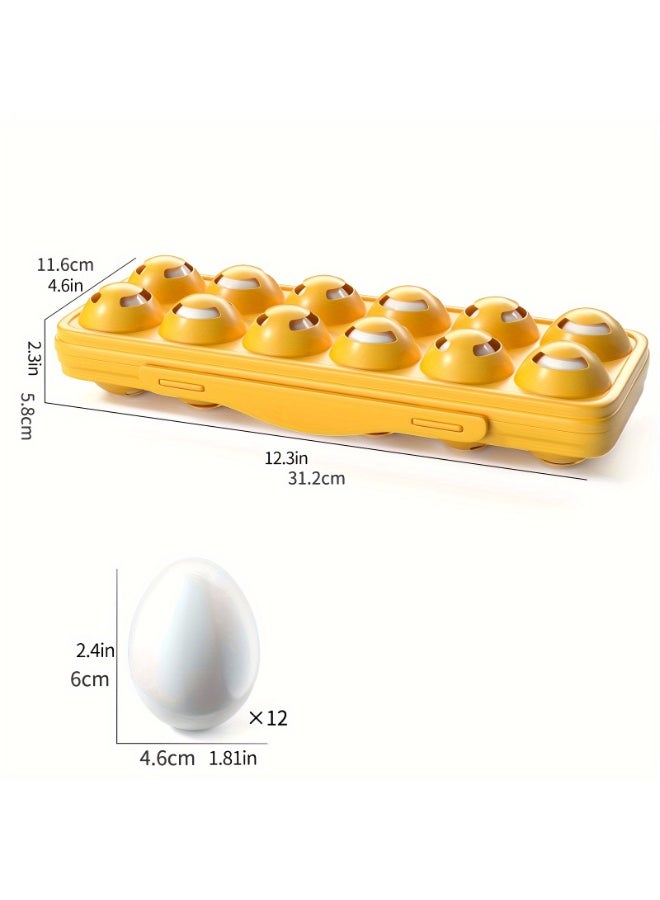 BEBEGO 12pcs Colorful Egg Shaped Jigsaw Puzzle Toy Set - Enhance Fine Motor Skills, Hand-Eye Coordination, And Early Learning for Toddlers And Preschoolers - Image 4