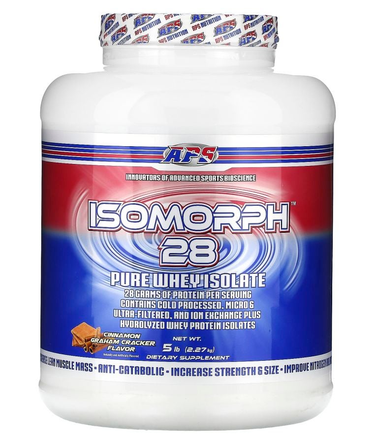 APS Isomorph 28 Pure Whey Isolate Cinnamon Graham Cracker 5 lb (2.27 kg)