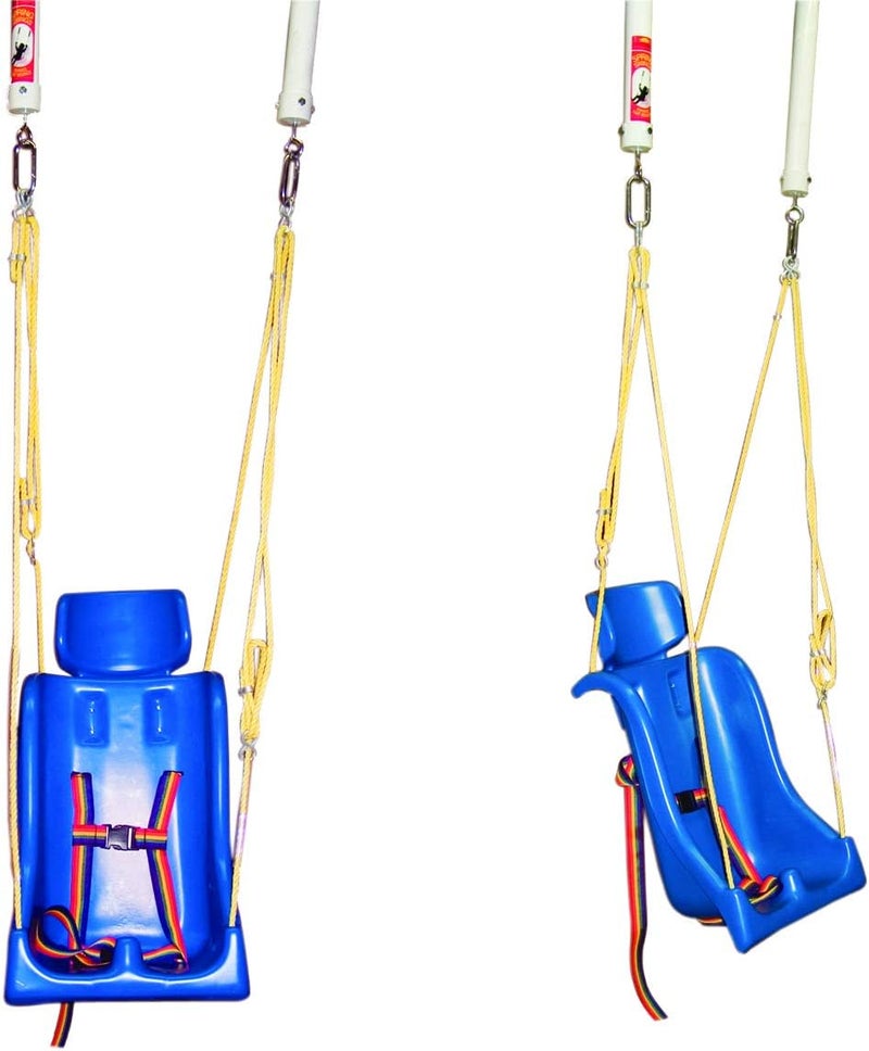 Fabrication Enterprises Skillbuilders Full Support Swing Seat Bounce Adapter 1 EachWhite