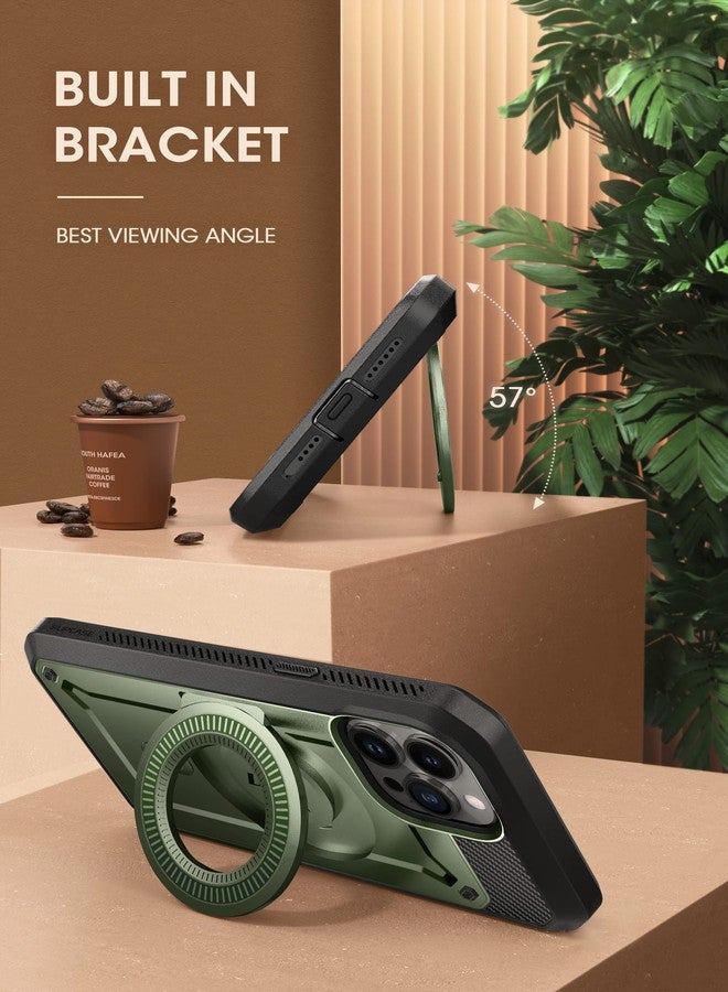 سوبكيس جراب SUPCASE لهاتف iPhone 13 Pro Max MagSafe مع حامل (يونيكورن بيتل برو ماج)، [واقي شاشة مدمج ومشبك حزام] جراب حماية مغناطيسي مقاوم للصدمات لهاتف iPhone 13 Pro Max، من Guldan - Image 4