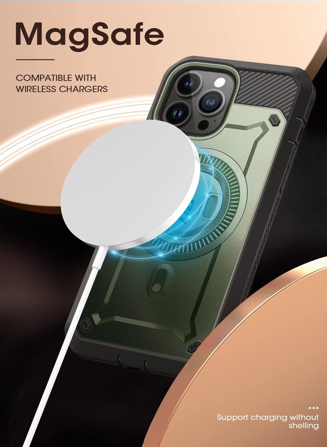 سوبكيس جراب SUPCASE لهاتف iPhone 13 Pro Max MagSafe مع حامل (يونيكورن بيتل برو ماج)، [واقي شاشة مدمج ومشبك حزام] جراب حماية مغناطيسي مقاوم للصدمات لهاتف iPhone 13 Pro Max، من Guldan - Image 3