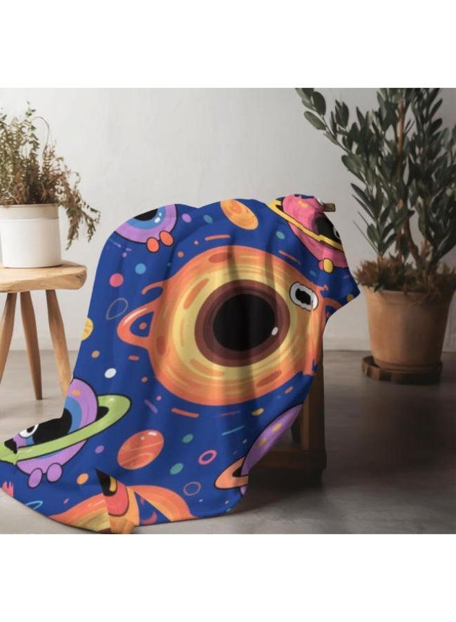 عام بطانية رقيقة من الفانيلا الكرتونية للأطفال والرضع (دافئة ومريحة، ومناسبة للنوم والألعاب) 70 سم * 100 سم - Image 2