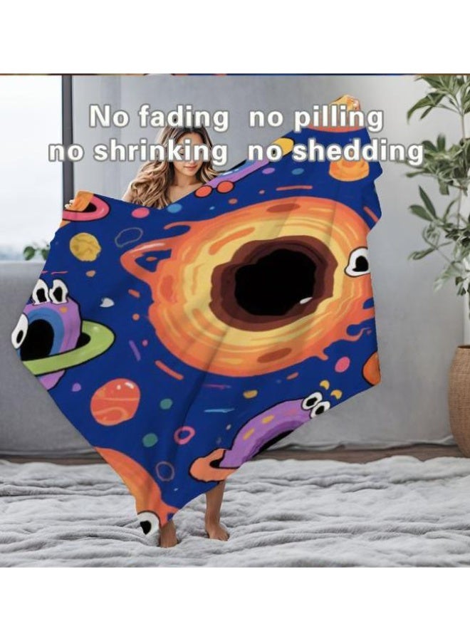 عام بطانية رقيقة من الفانيلا الكرتونية للأطفال والرضع (دافئة ومريحة، ومناسبة للنوم والألعاب) 70 سم * 100 سم - Image 5