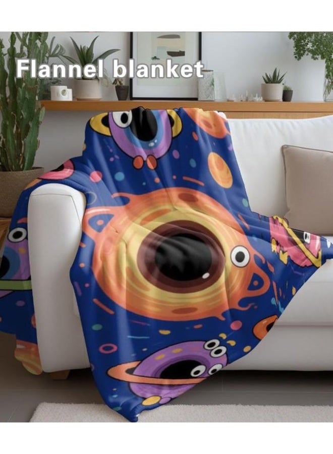 عام بطانية رقيقة من الفانيلا الكرتونية للأطفال والرضع (دافئة ومريحة، ومناسبة للنوم والألعاب) 70 سم * 100 سم - Image 3