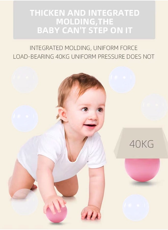 JSAITOYS 50pcs 7cm Colorful Baby Ocean Ball Pit Bathing Toy Soft Plastic Balls  - Image 4